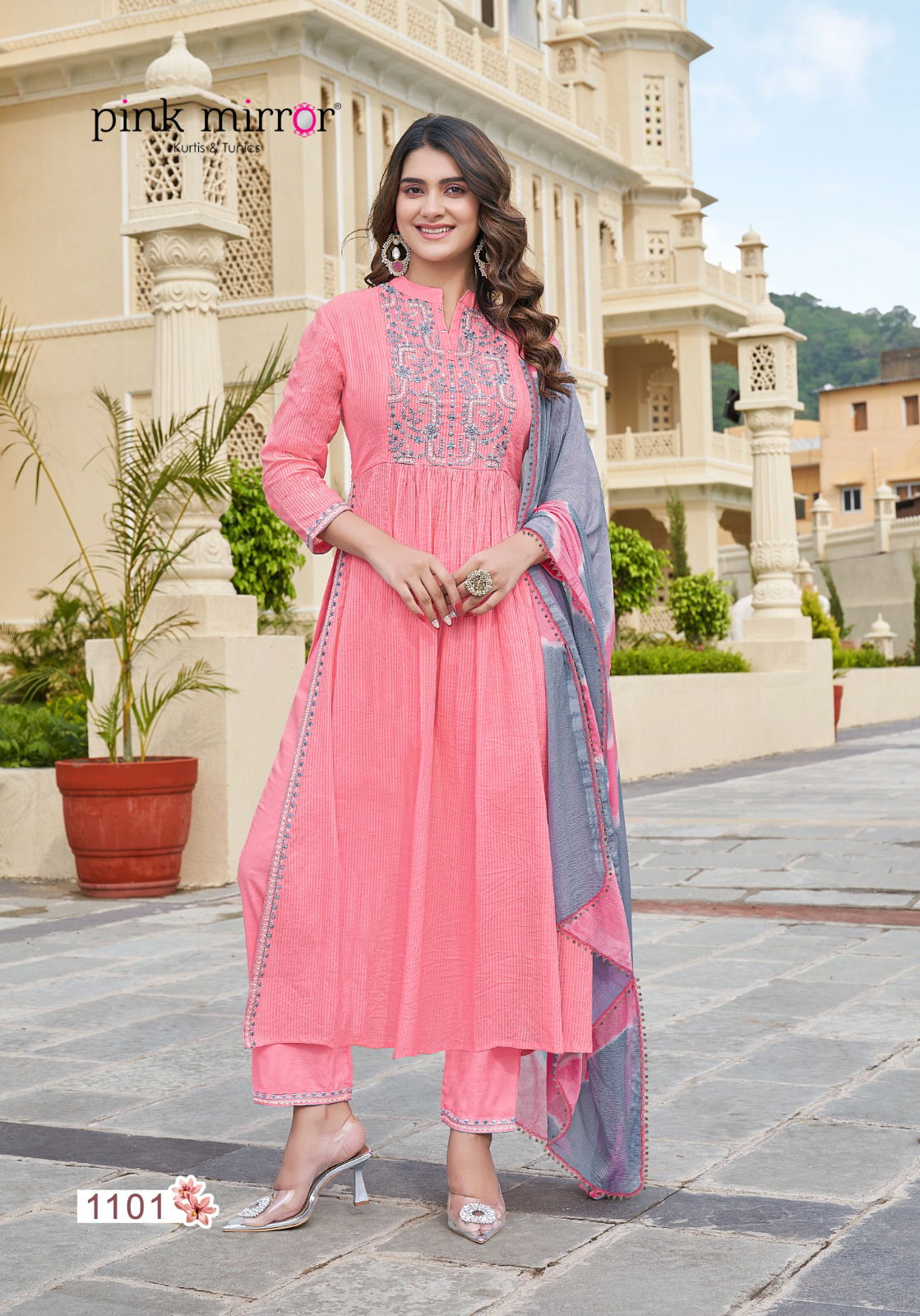 Fairytales By Pink Mirror Pure Cotton Readymade Suits Catalog